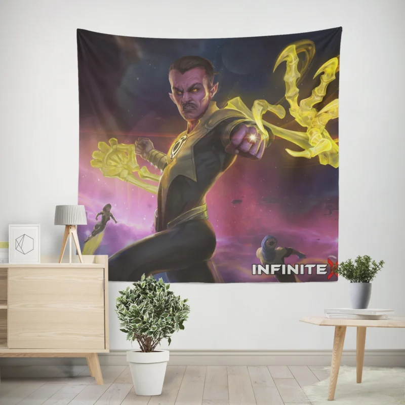 Infinite Crisis: Sinestro Chaotic Entry  Wall Tapestry