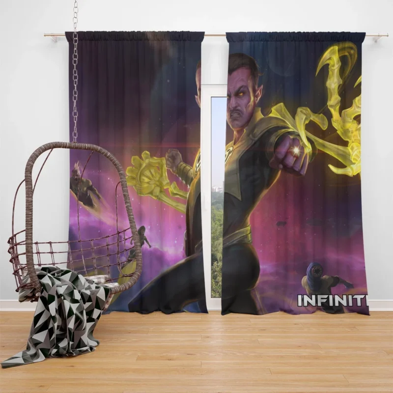 Infinite Crisis: Sinestro Chaotic Entry Window Curtain