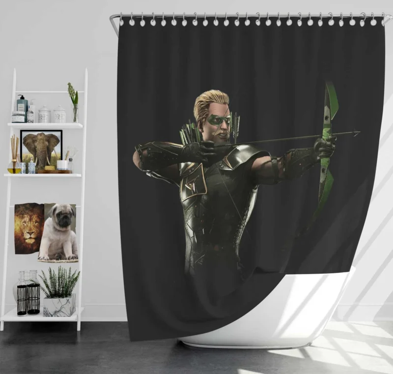 Injustice 2: Green Arrow Role in the Game Shower Curtain