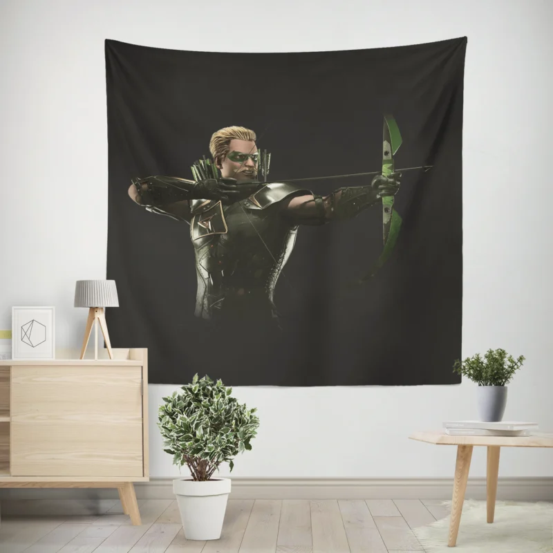 Injustice 2: Green Arrow Role in the Game  Wall Tapestry