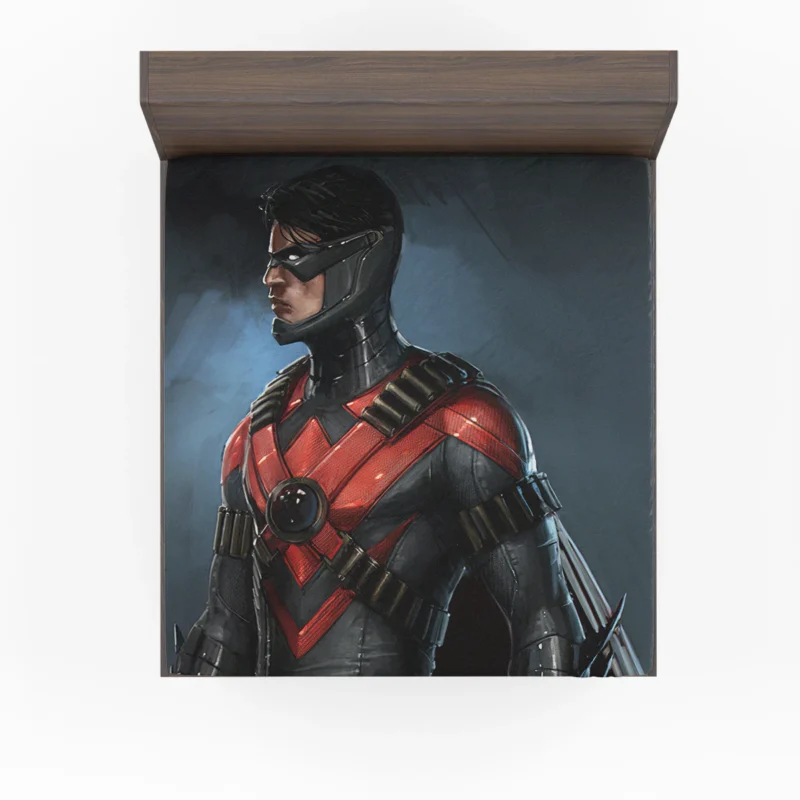 Injustice 2: Unleash Nightwing Fighting Skills Fitted Sheet