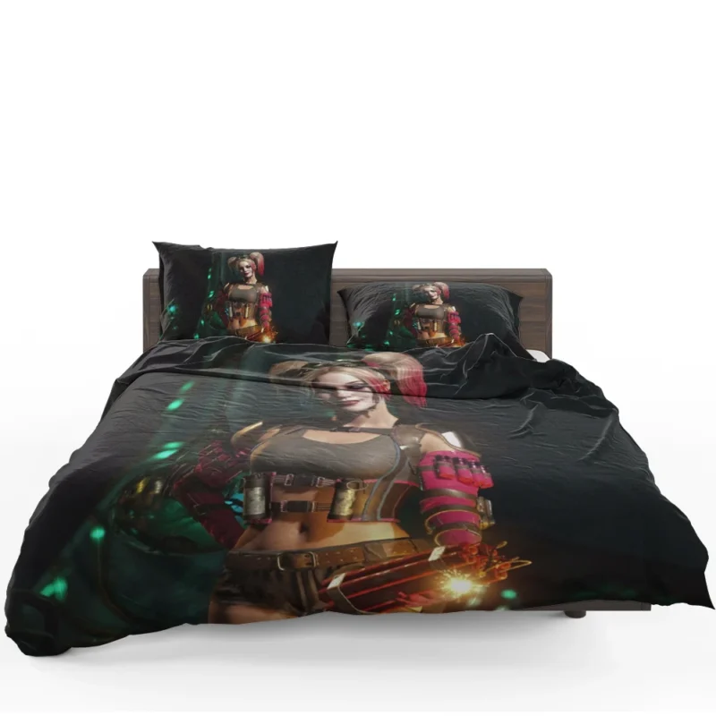 Injustice 2 Video Game: Play as Harley Quinn Bedding Set
