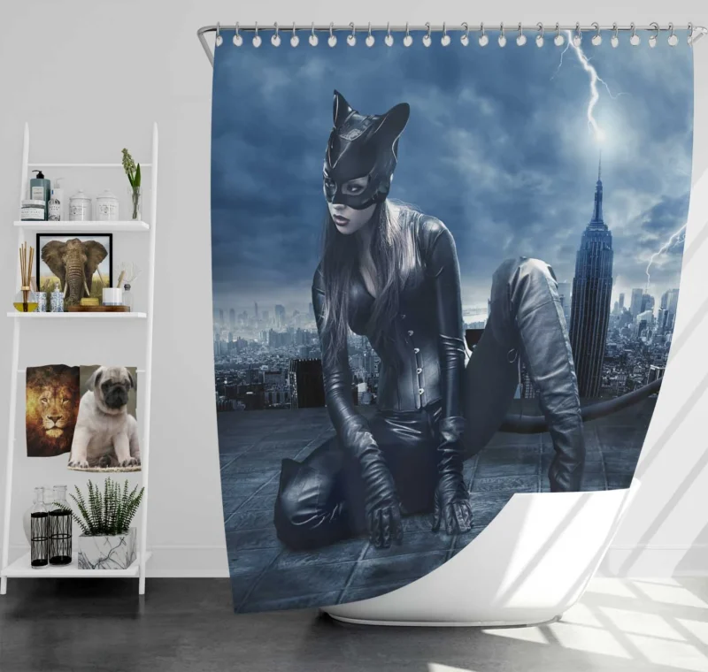 Injustice: Gods Among Us - Catwoman Villainous Role Shower Curtain