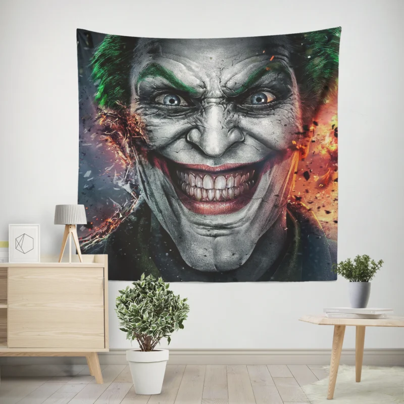 Injustice Gods Among Us Joker  Wall Tapestry