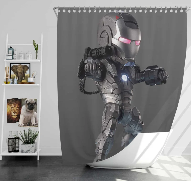 Iron Man 2 Movie: Action-Packed Toy Shower Curtain