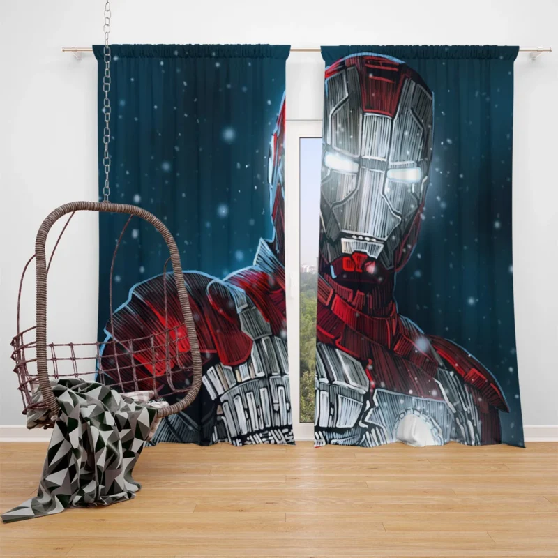 Iron Man 2: Tony Stark Return Window Curtain
