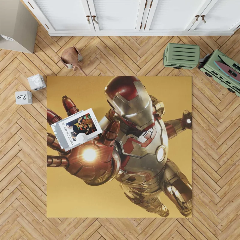 Iron Man 3: Tony Stark Journey Floor Rug