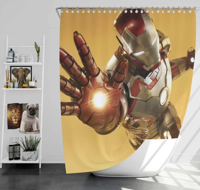 Iron Man 3: Tony Stark Journey Shower Curtain