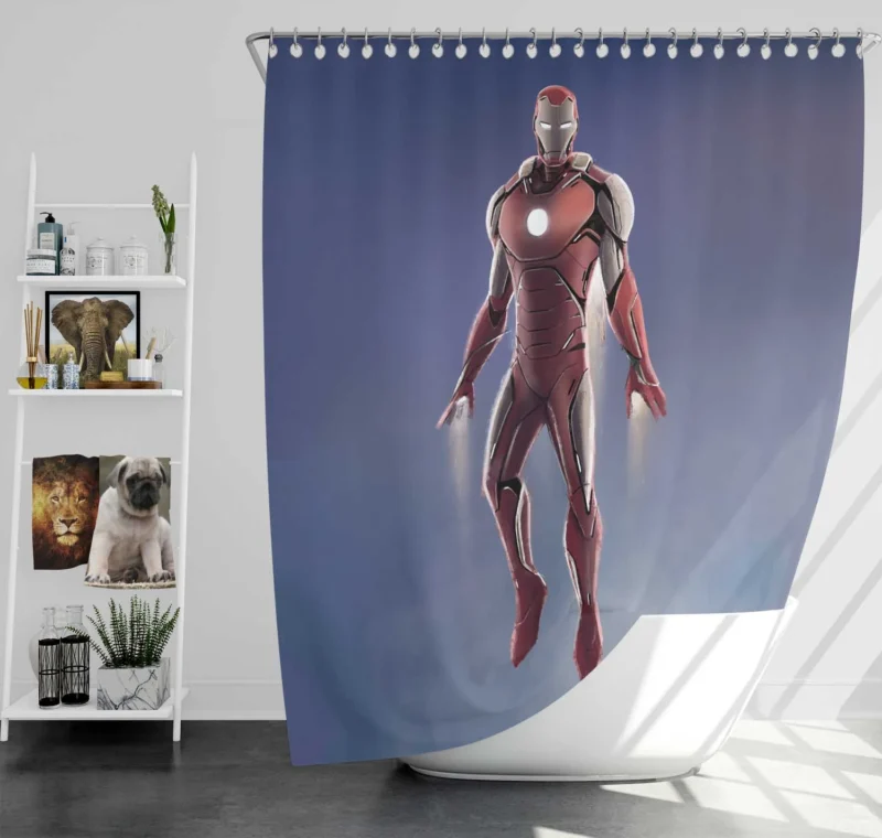 Iron Man Comic Book Legacy Shower Curtain