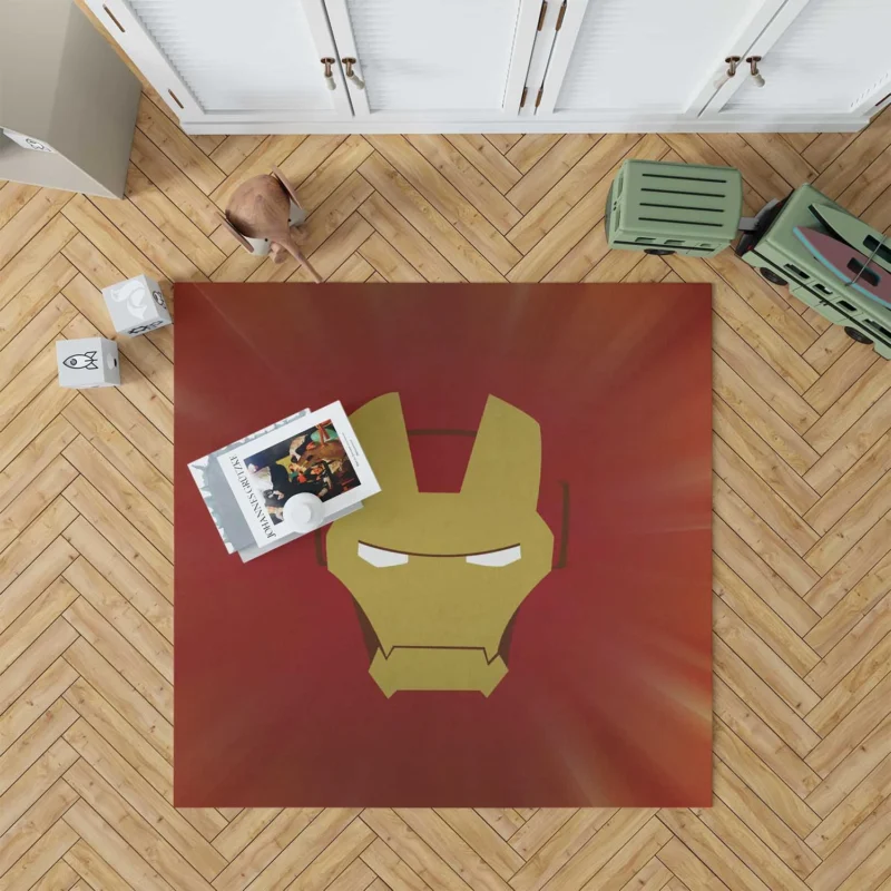 Iron Man Comics: Heroic Adventures Floor Rug