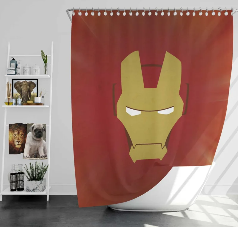 Iron Man Comics: Heroic Adventures Shower Curtain