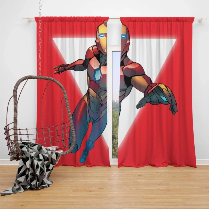 Iron Man Comics: Ironheart Legacy Window Curtain