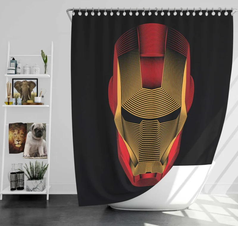 Iron Man Comics: Marvel Hero Shower Curtain