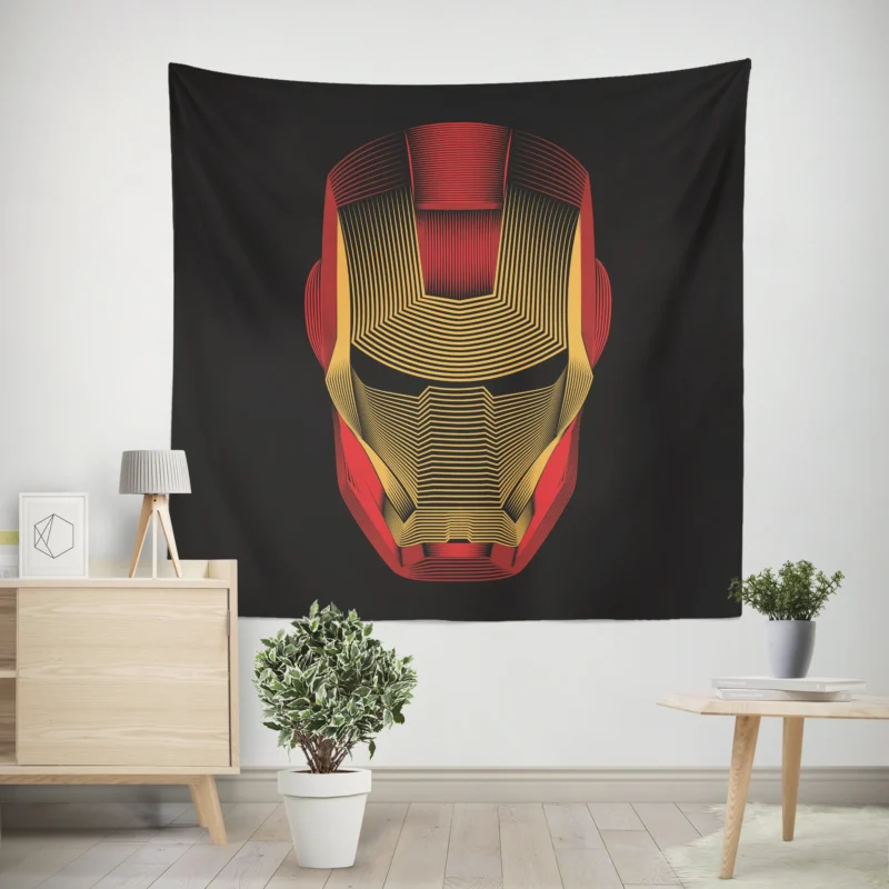 Iron Man Comics: Marvel Hero  Wall Tapestry