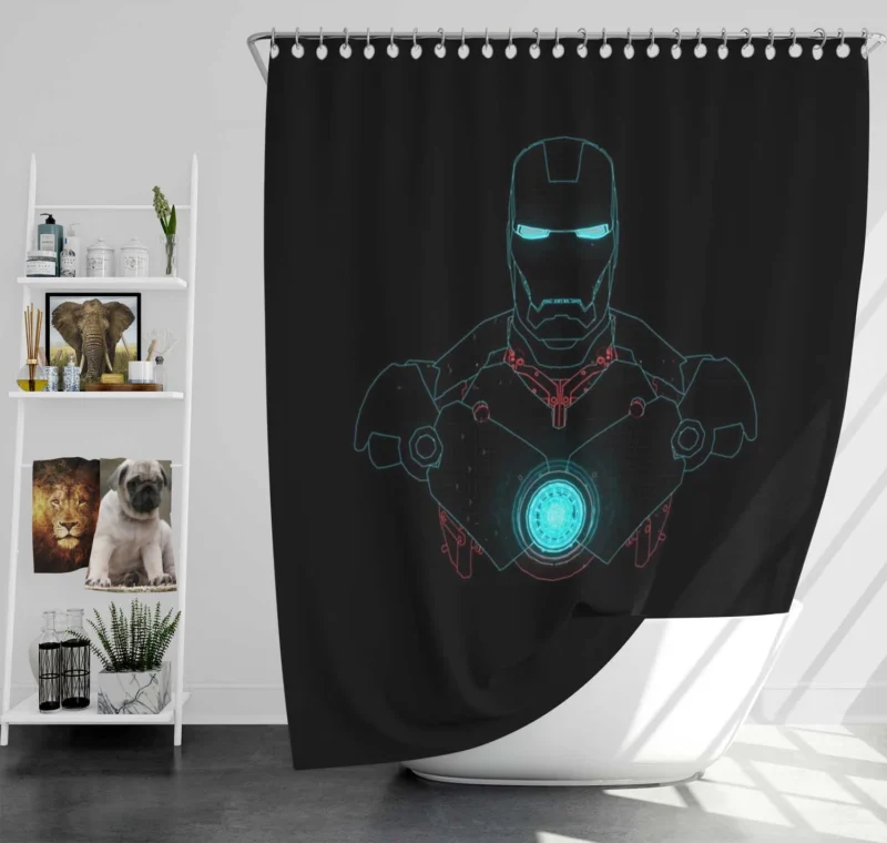 Iron Man Comics: Marvel Icon Shower Curtain