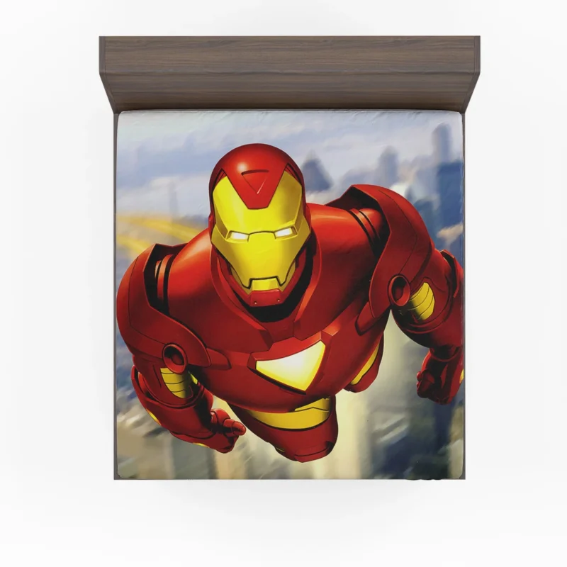 Iron Man Comics: Thrilling Stories Fitted Sheet