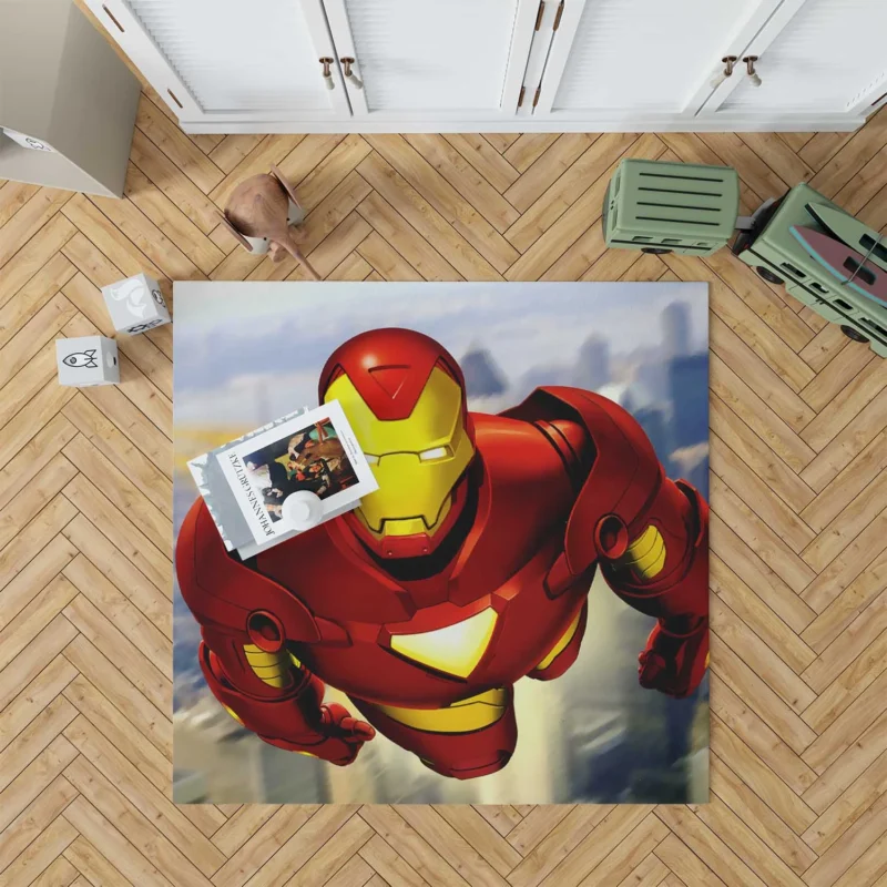 Iron Man Comics: Thrilling Stories Floor Rug