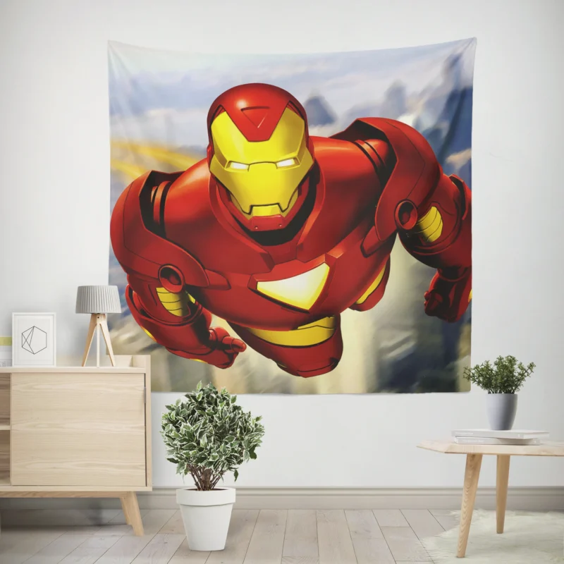 Iron Man Comics: Thrilling Stories  Wall Tapestry