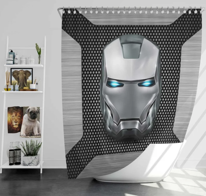 Iron Man Comics Wallpaper: Marvel Art Shower Curtain