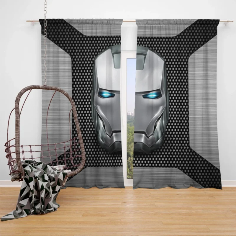 Iron Man Comics Wallpaper: Marvel Art Window Curtain