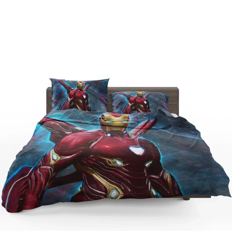 Iron Man Epic Role in Avengers Endgame Bedding Set