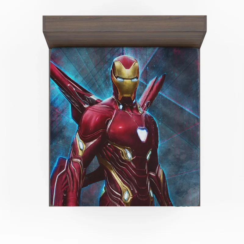 Iron Man Epic Role in Avengers Endgame Fitted Sheet