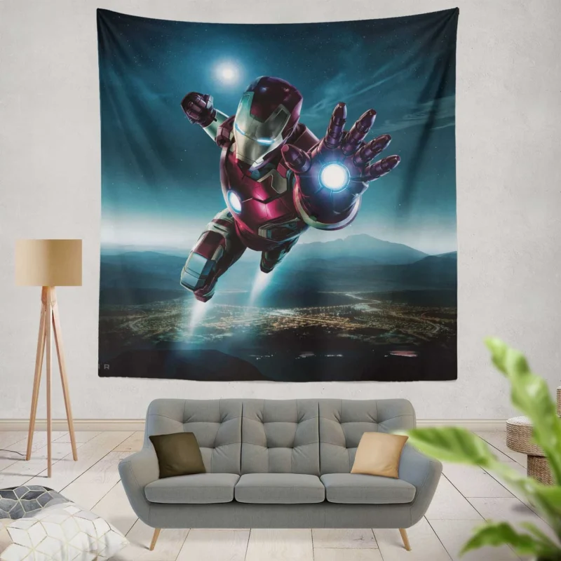 Iron Man High-Tech Suit in Avengers: Age of Ultron  Wall Tapestry
