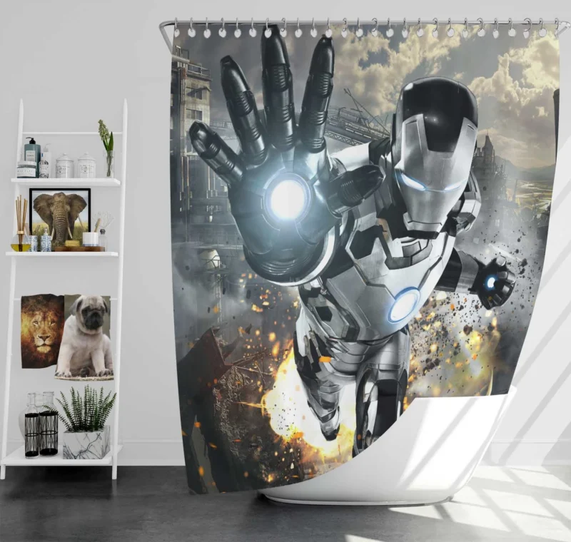 Iron Man Movie: Tony Stark Charisma Shower Curtain