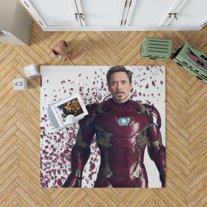 Iron Man Role in Avengers: Infinity War Floor Rug