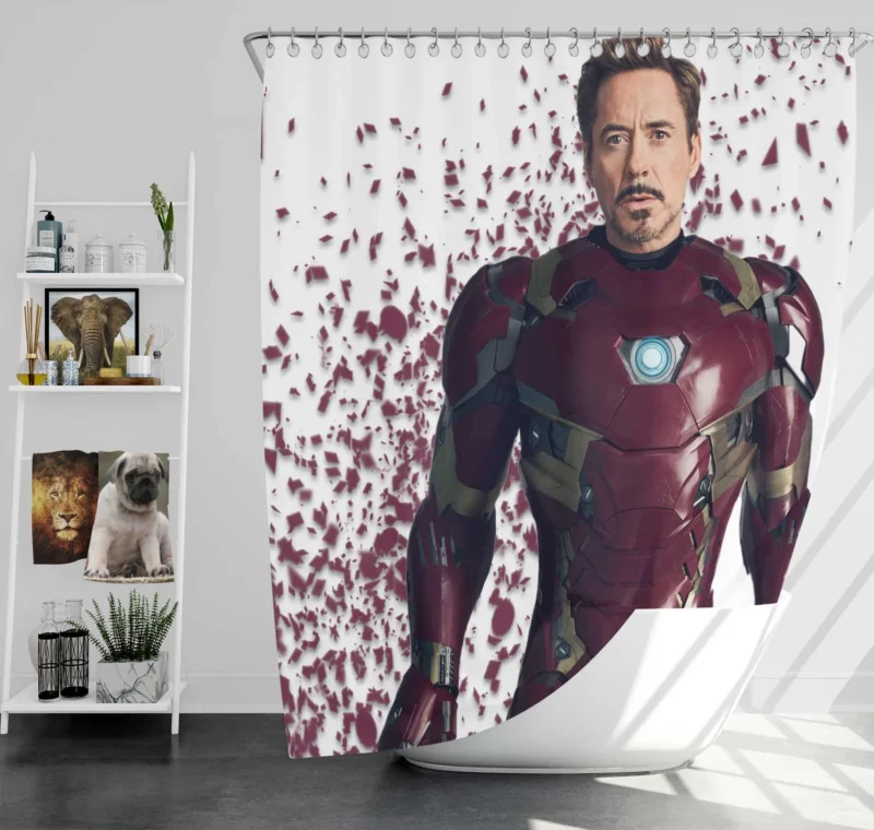 Iron Man Role in Avengers: Infinity War Shower Curtain