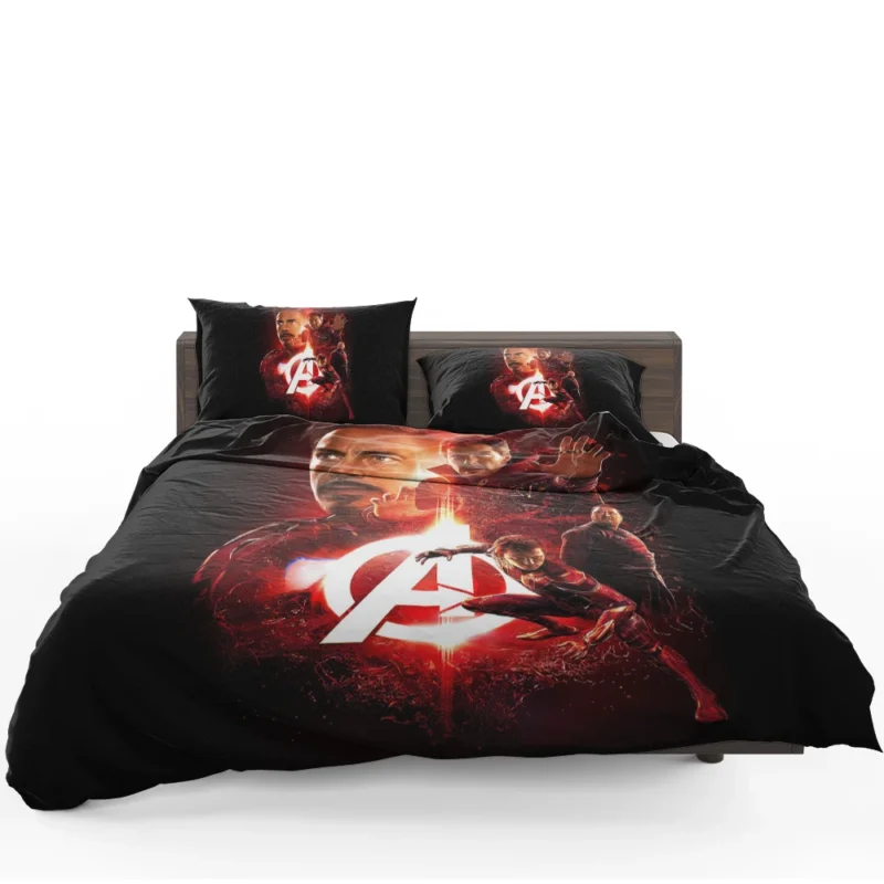 Iron Man and Spider-Man in Avengers: Infinity War Bedding Set