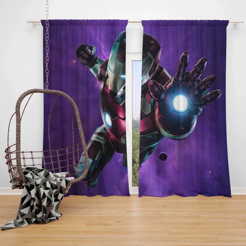 Iron Man and the Armor Adventures Window Curtain