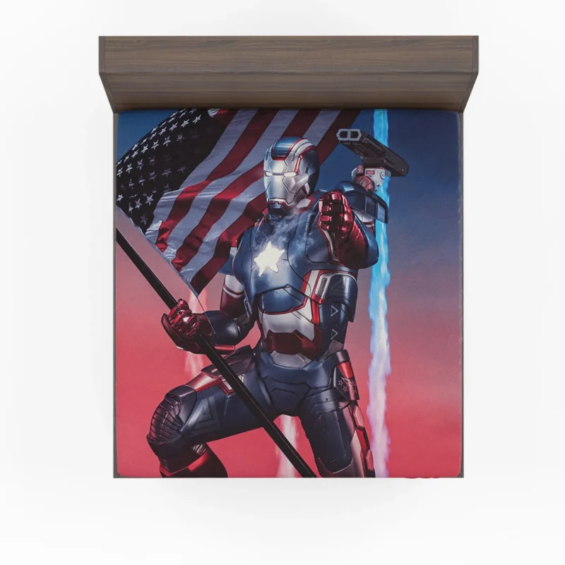 Iron Patriot: A Unique Marvel Character Fitted Sheet