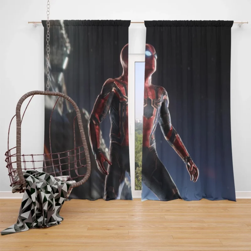 Iron Spider Debut in Avengers: Infinity War Window Curtain