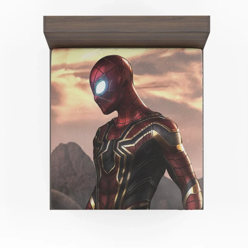 Iron Spider Heroic Debut in Avengers: Infinity War Fitted Sheet