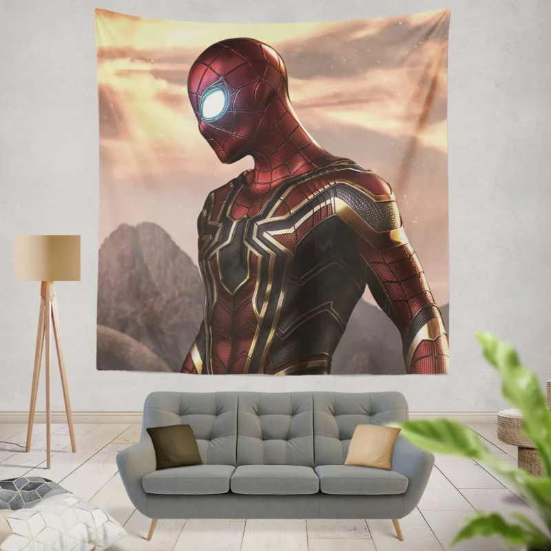 Iron Spider Heroic Debut in Avengers: Infinity War  Wall Tapestry