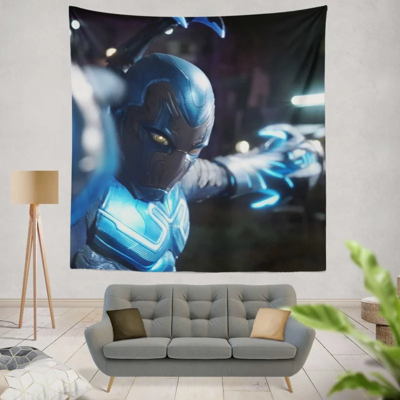 Jaime Reyes Blue Beetle: Movie Adventure  Wall Tapestry