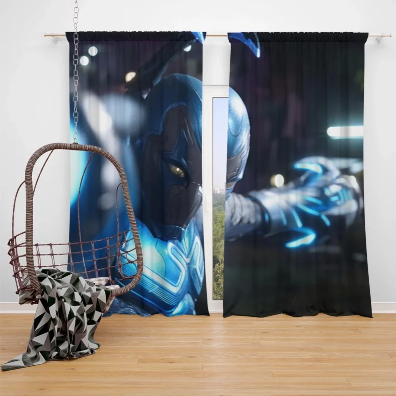 Jaime Reyes Blue Beetle: Movie Adventure Window Curtain