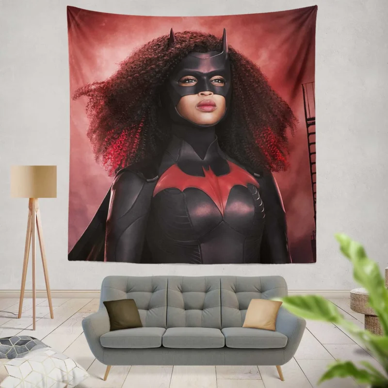 Javicia Leslie as Batwoman: DC Fierce Heroine  Wall Tapestry