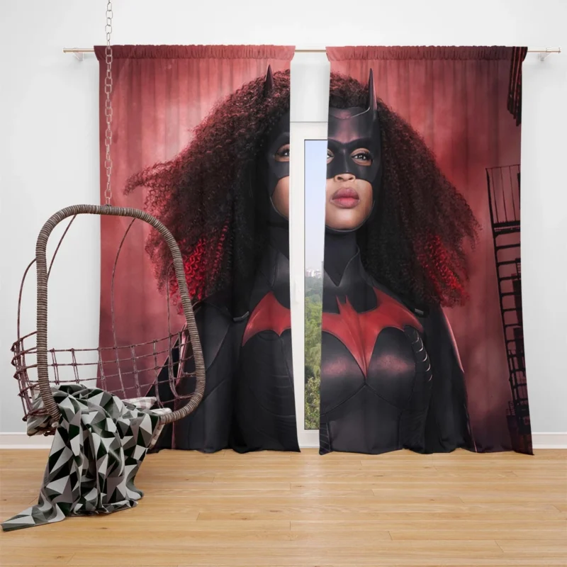 Javicia Leslie as Batwoman: DC Fierce Heroine Window Curtain