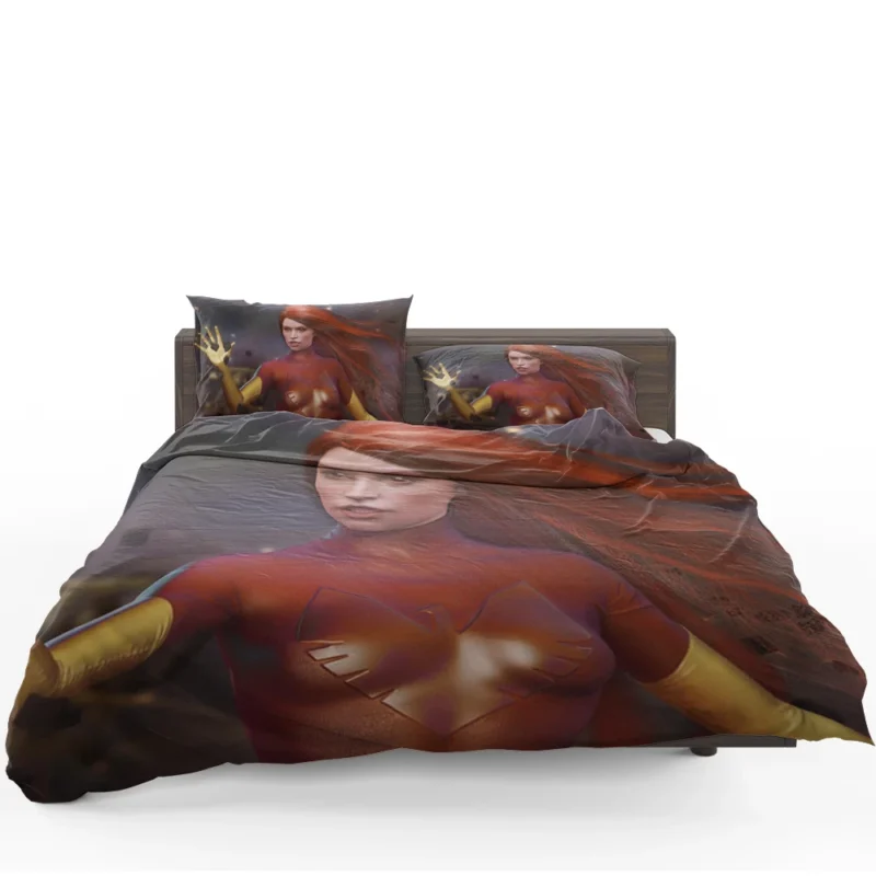 Jean Grey Phoenix Saga in Marvel Comics Bedding Set