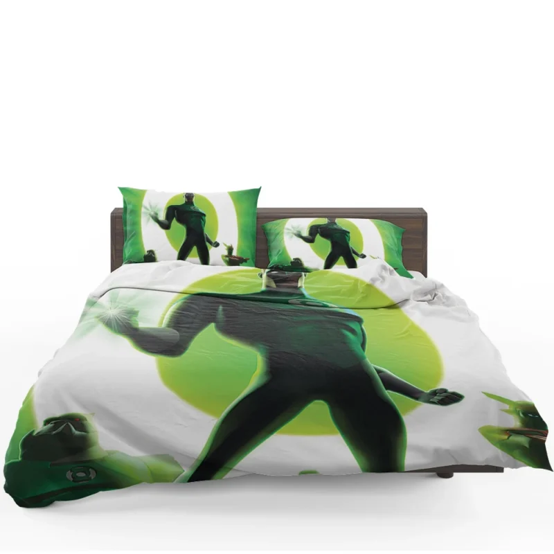 John Stewart Green Lantern Animated Series Bedding Set