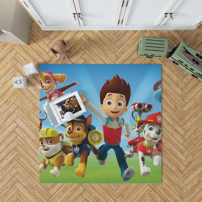 Join the Adventure with Paw Patrol TV Show Floor Rug
