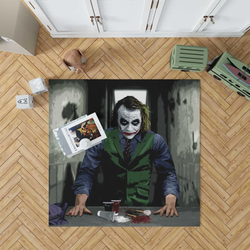 Joker Dark Knight Film Floor Rug
