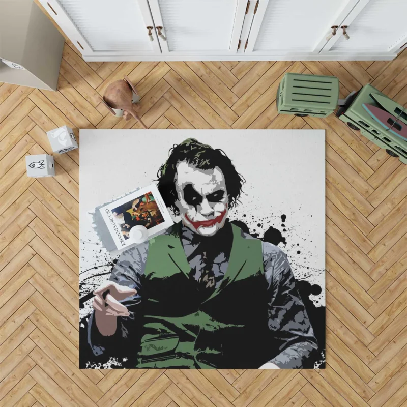 Joker Dark Knight Movie Floor Rug