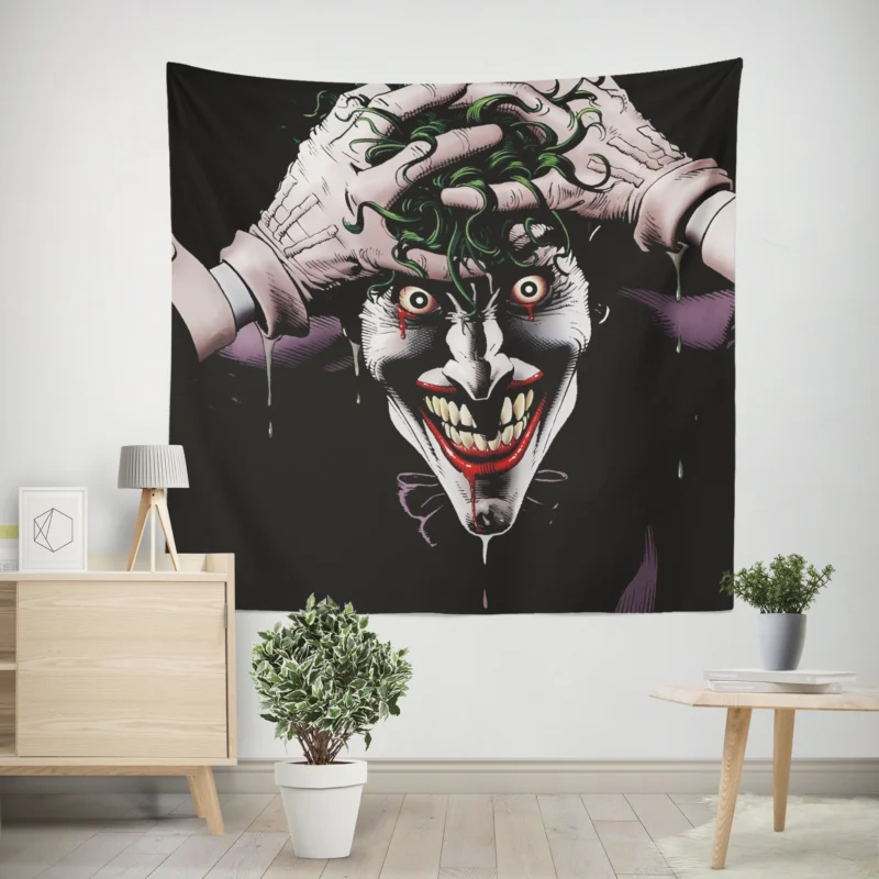 Joker Killing Joke Comics  Wall Tapestry