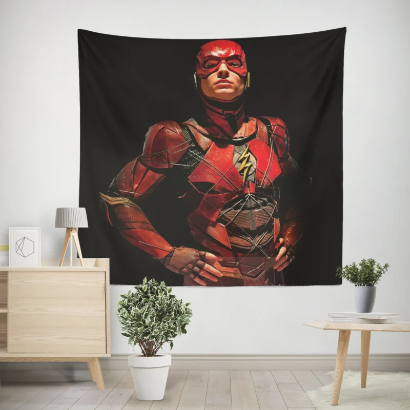 Justice League (2017): Ezra Miller as Flash  Wall Tapestry