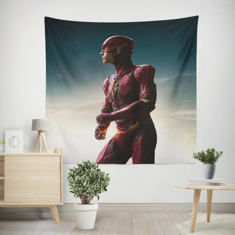 Justice League (2017): Flash Speedster Adventure  Wall Tapestry