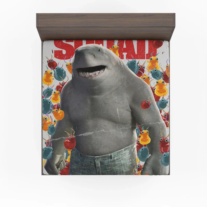 King Shark The Suicide Squad Fitted Sheet