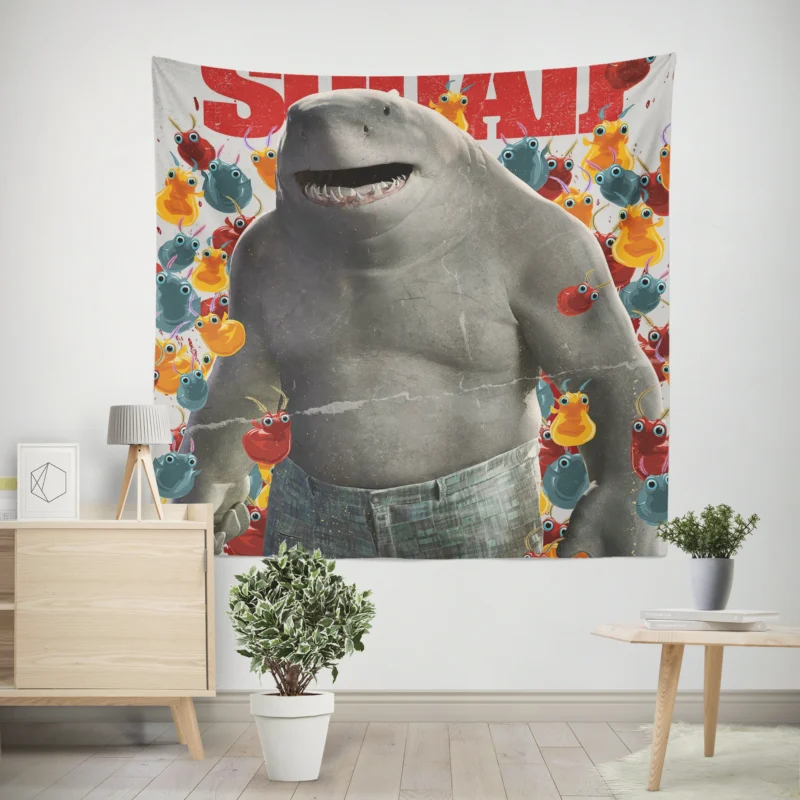 King Shark The Suicide Squad  Wall Tapestry